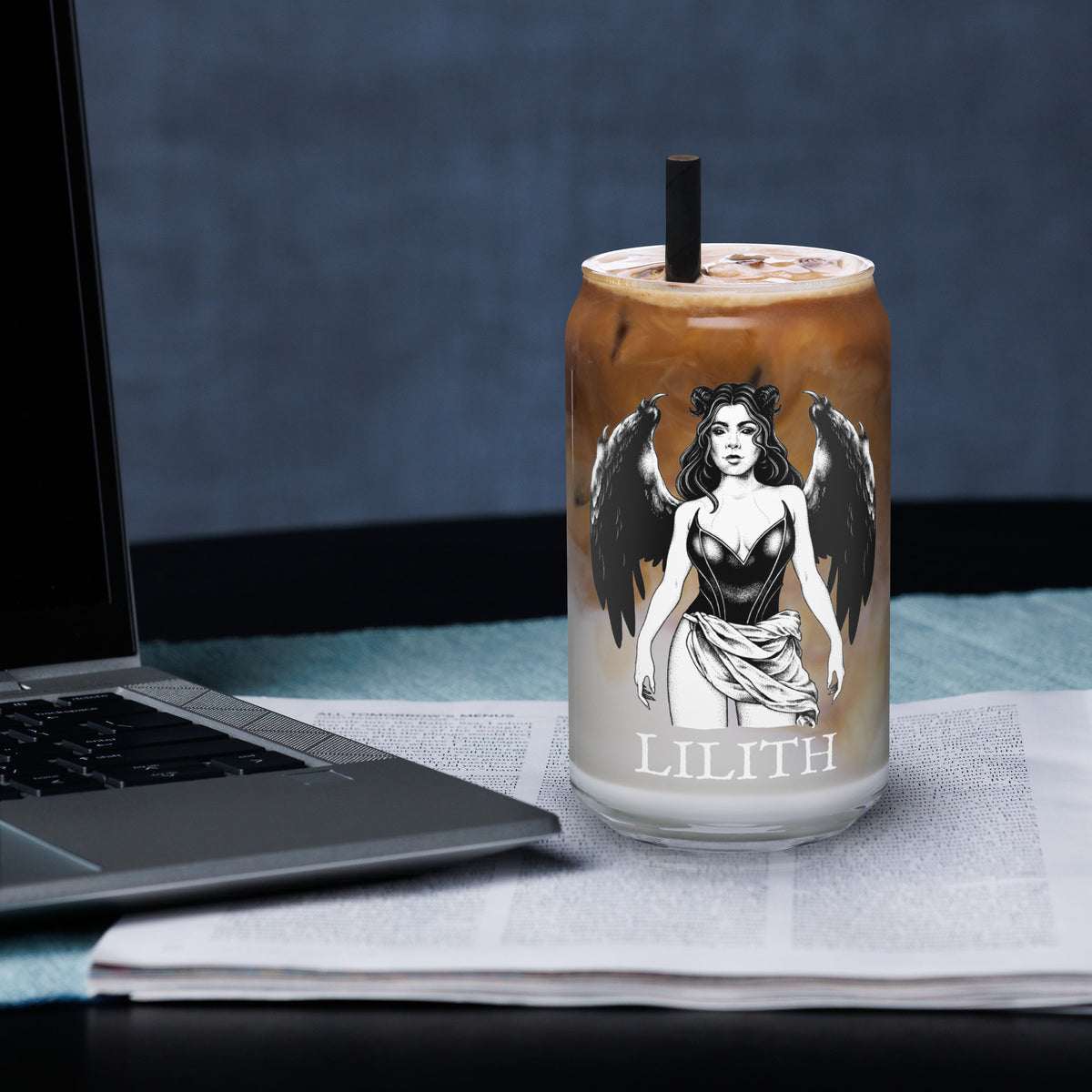 Lilith 16oz Can-Shaped Glass