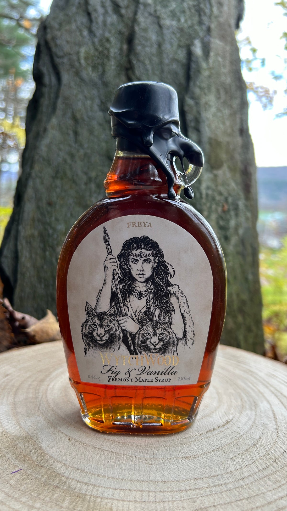 Freya: Fig &amp; Vanilla Infused Maple Syrup