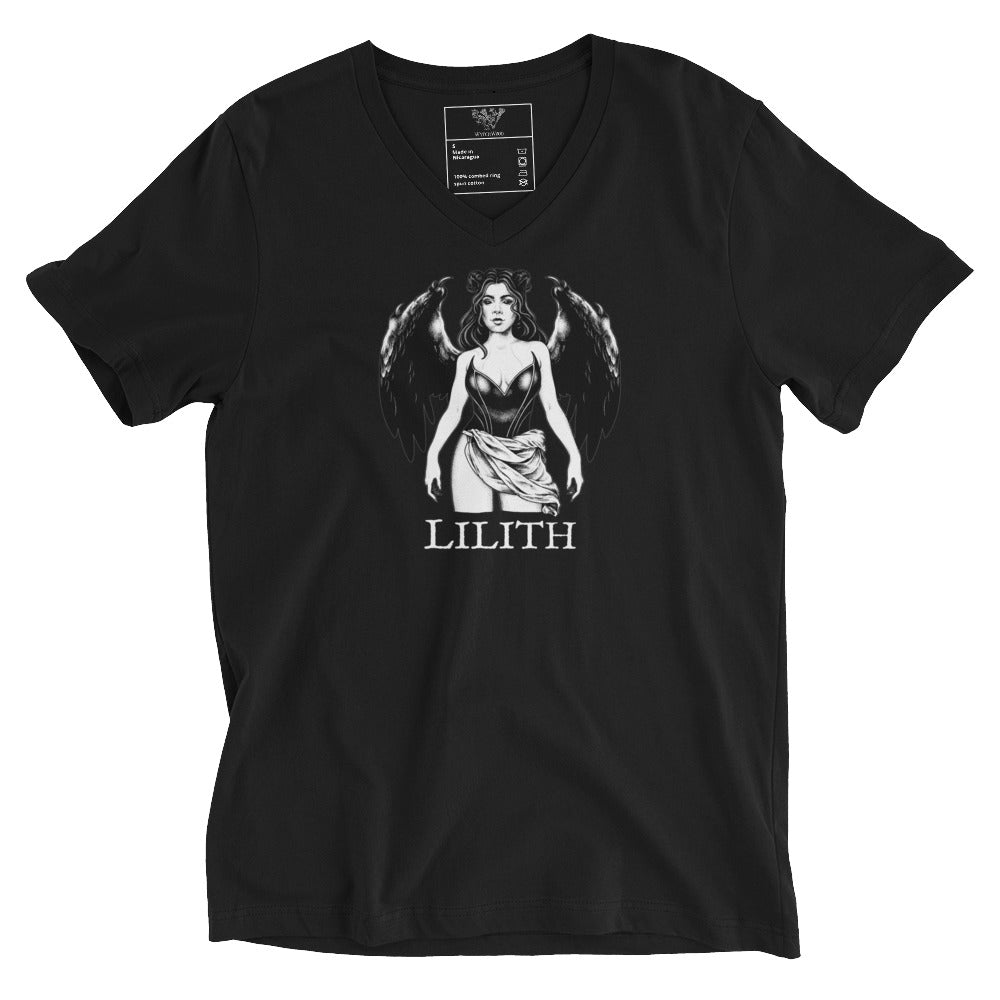 Lilith Unisex Short Sleeve V-Neck T-Shirt