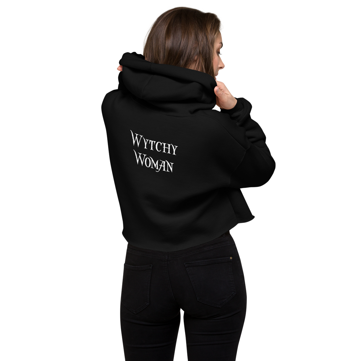 Wytchy Woman Crop Hoodie