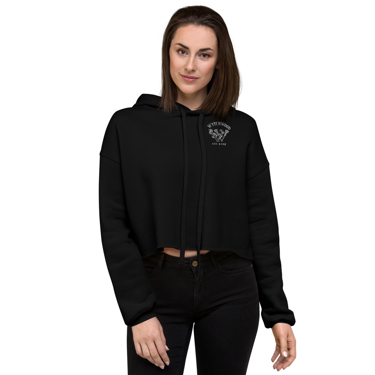 Wytchy Woman Crop Hoodie