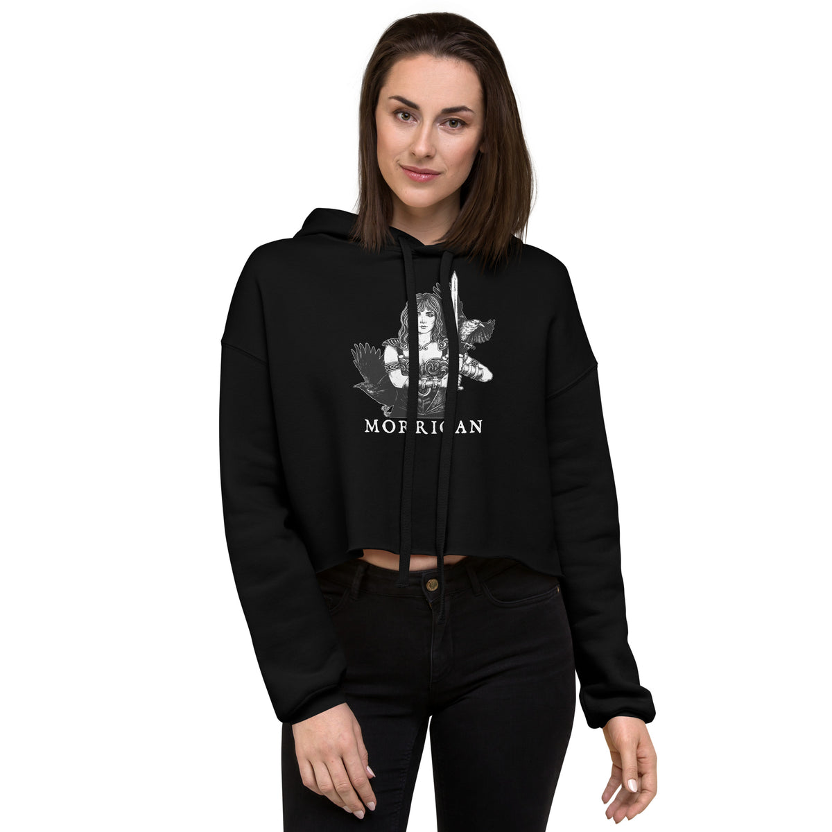 Morrigan Crop Hoodie