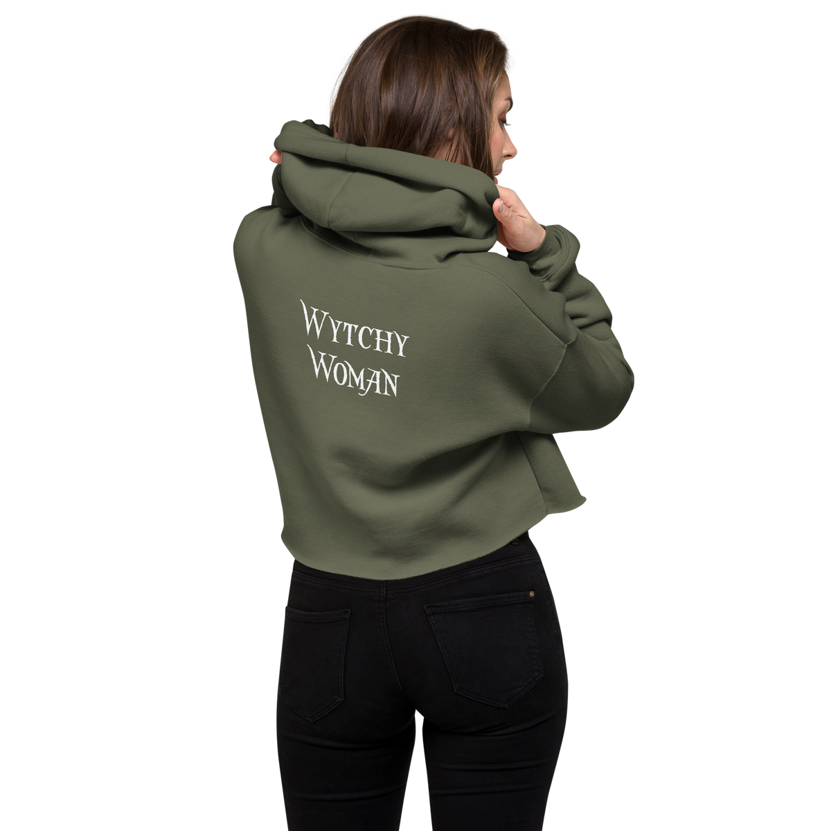 Wytchy Woman Crop Hoodie