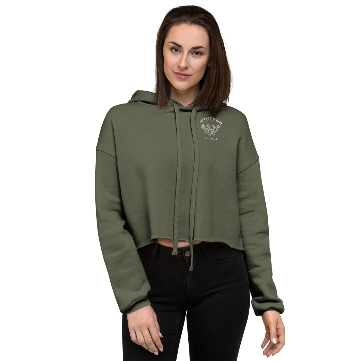 Wytchy Woman Crop Hoodie