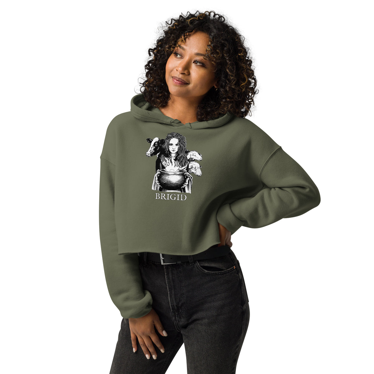 Brigid Crop Hoodie