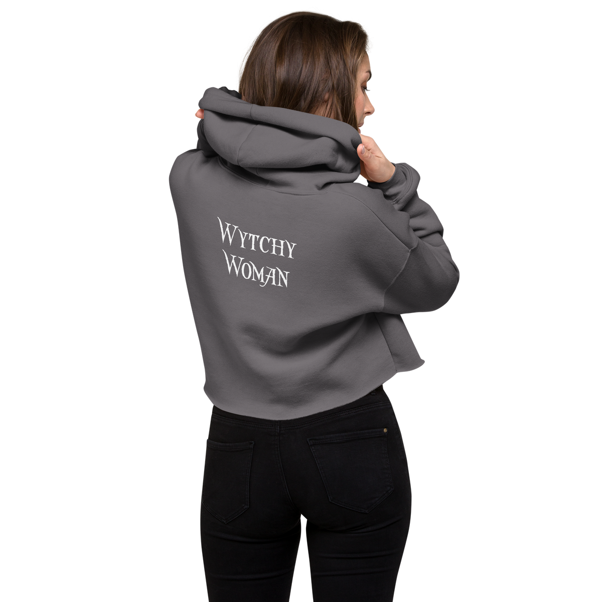 Wytchy Woman Crop Hoodie