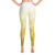 WytchWood Yoga Leggings - White with Gold Fade