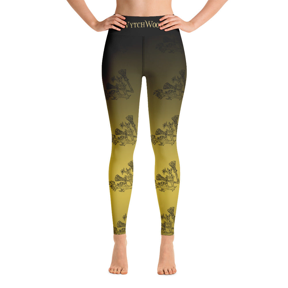 Gold shop yoga leggings