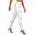 WytchWood Yoga Leggings - White with Gold Print