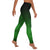 WytchWood Yoga Leggings - Black with Woodland Green Fade