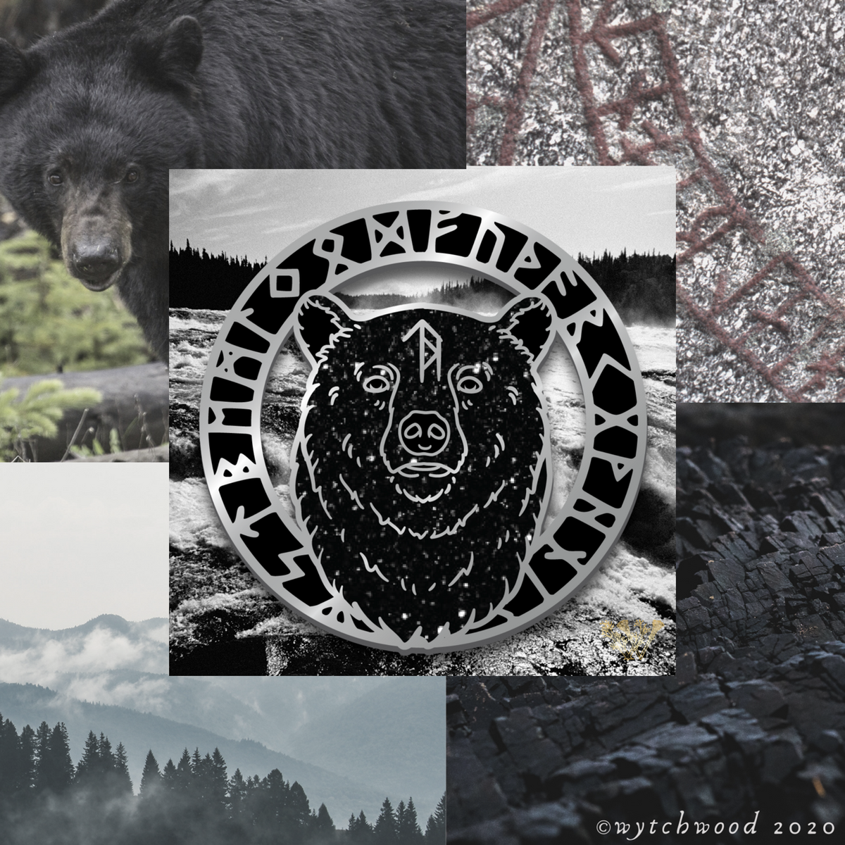 WytchWood Animal Spirit Totem Enamel Pin - Bear