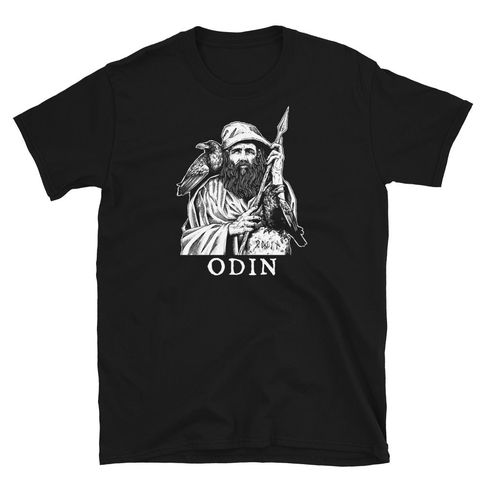 Odin Short-Sleeve Unisex T-Shirt (White Print)