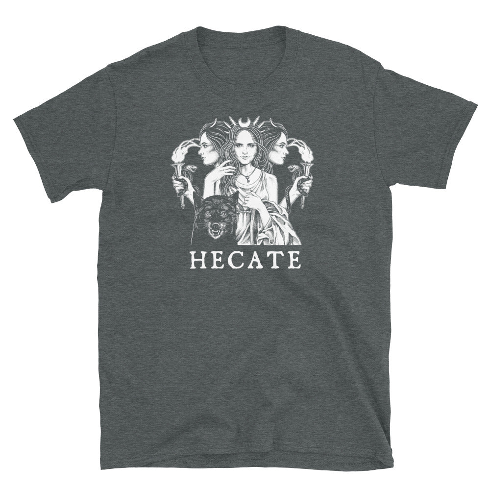 Hecate Short-Sleeve Unisex T-Shirt (White Print)
