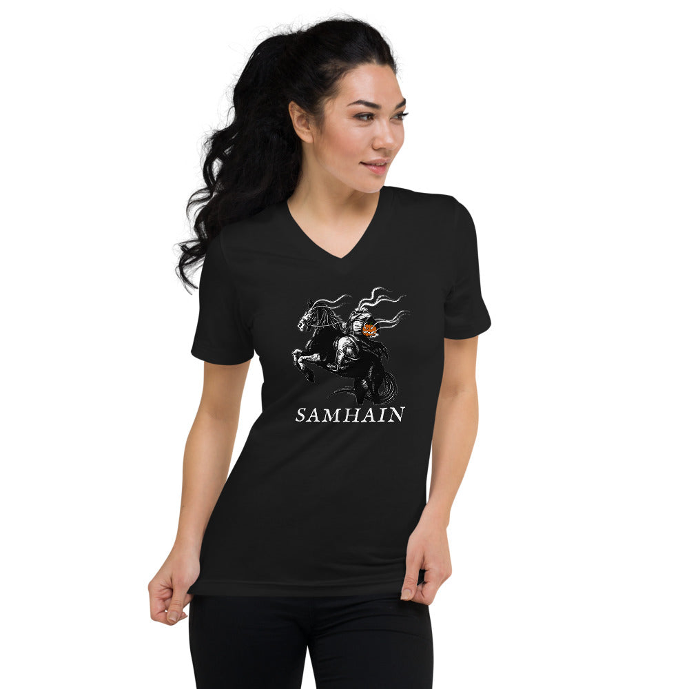 Samhain Unisex  V-Neck T-Shirt