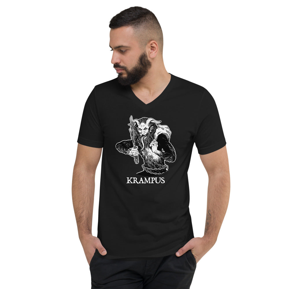 Krampus Unisex V-Neck T-Shirt